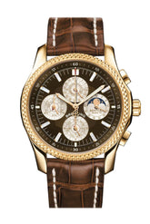 Breitling Bentley Rg Perpetual 42Mm Chrono Brown Croc H2936312 Q539 Watch
